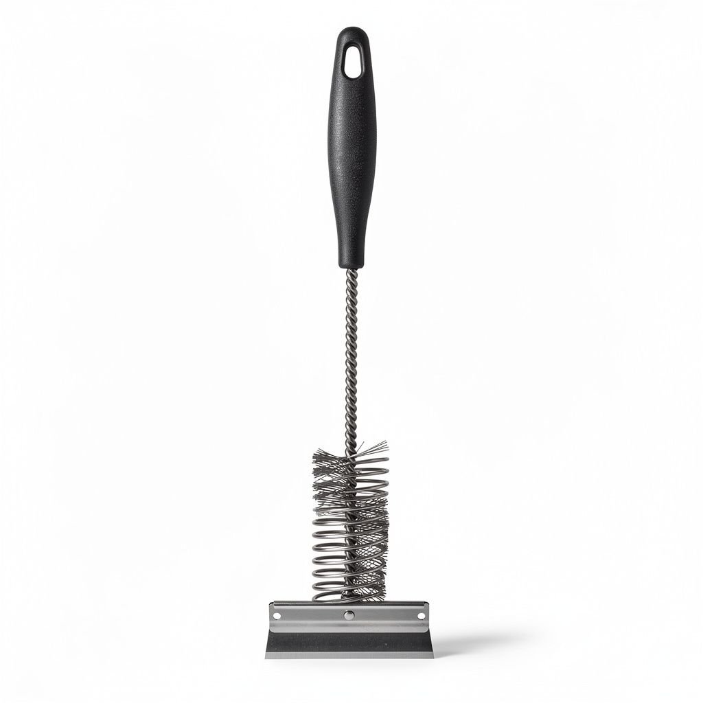 Bristle-Free Coiled Grill Grate Cleaner