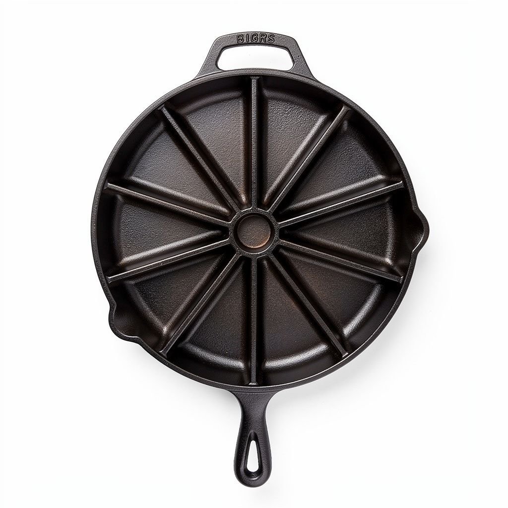 Cast Iron Cornbread Wedge Pan