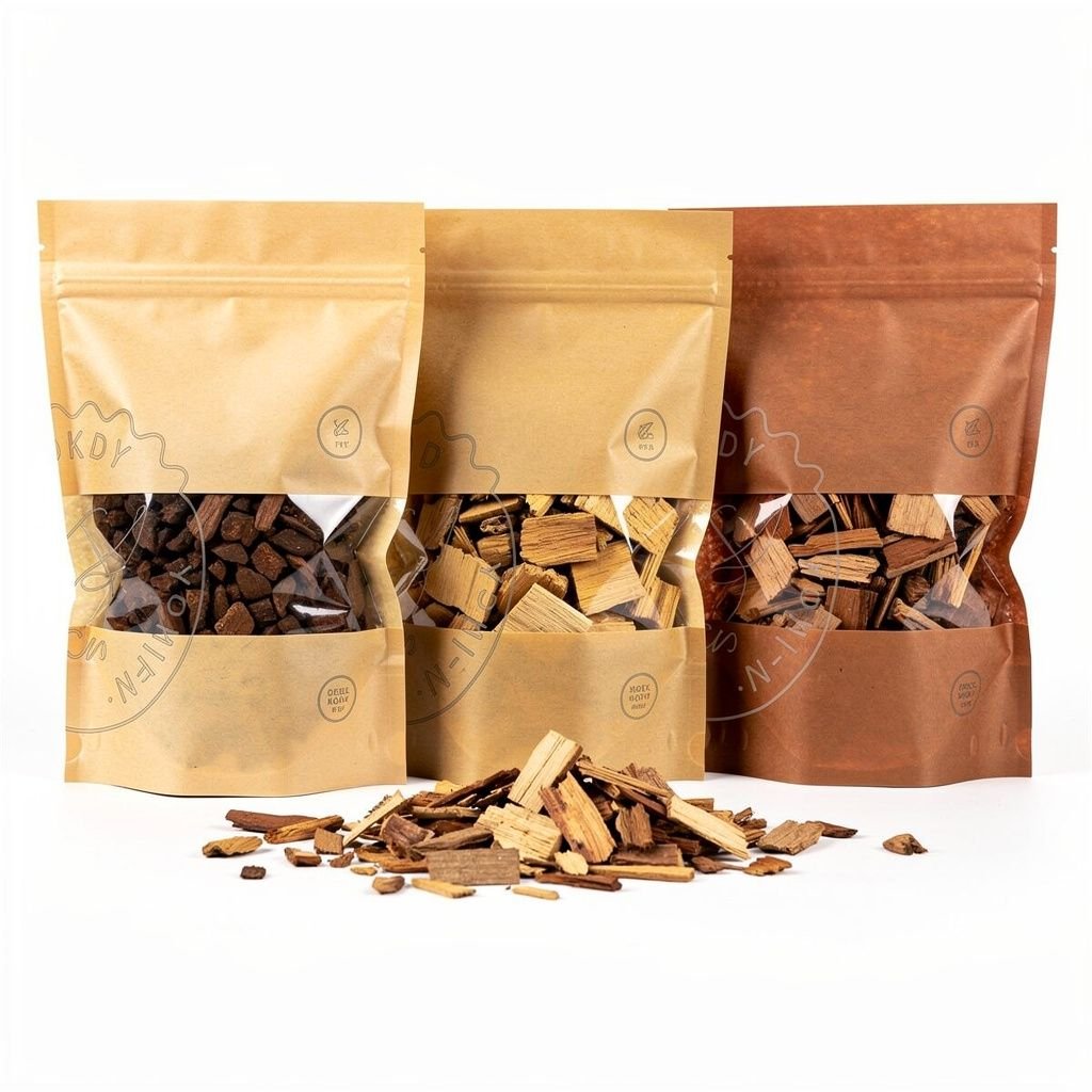 Hickory, Oak & Applewood Smoker Chip Variety Pack