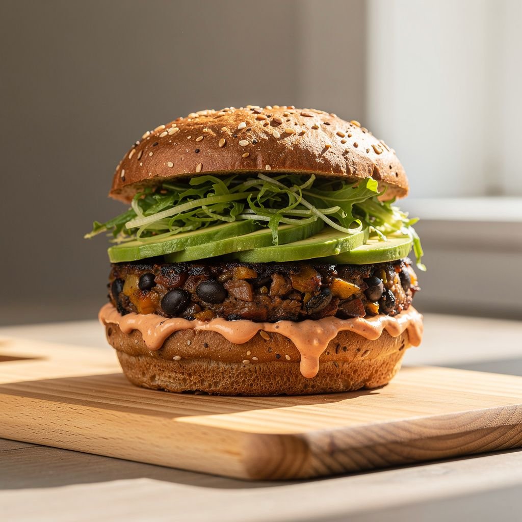 Black Bean Veggie Burger