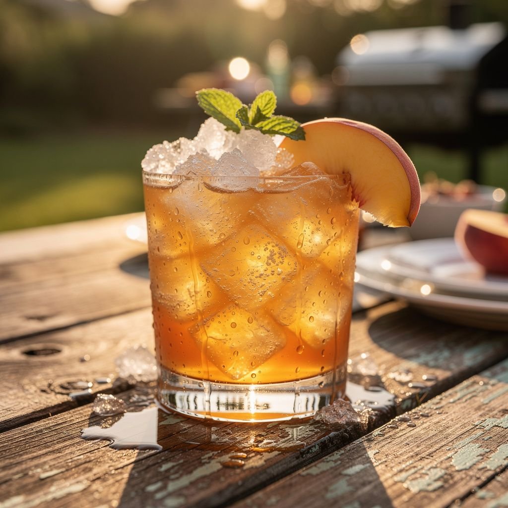 Bourbon Peach Smash