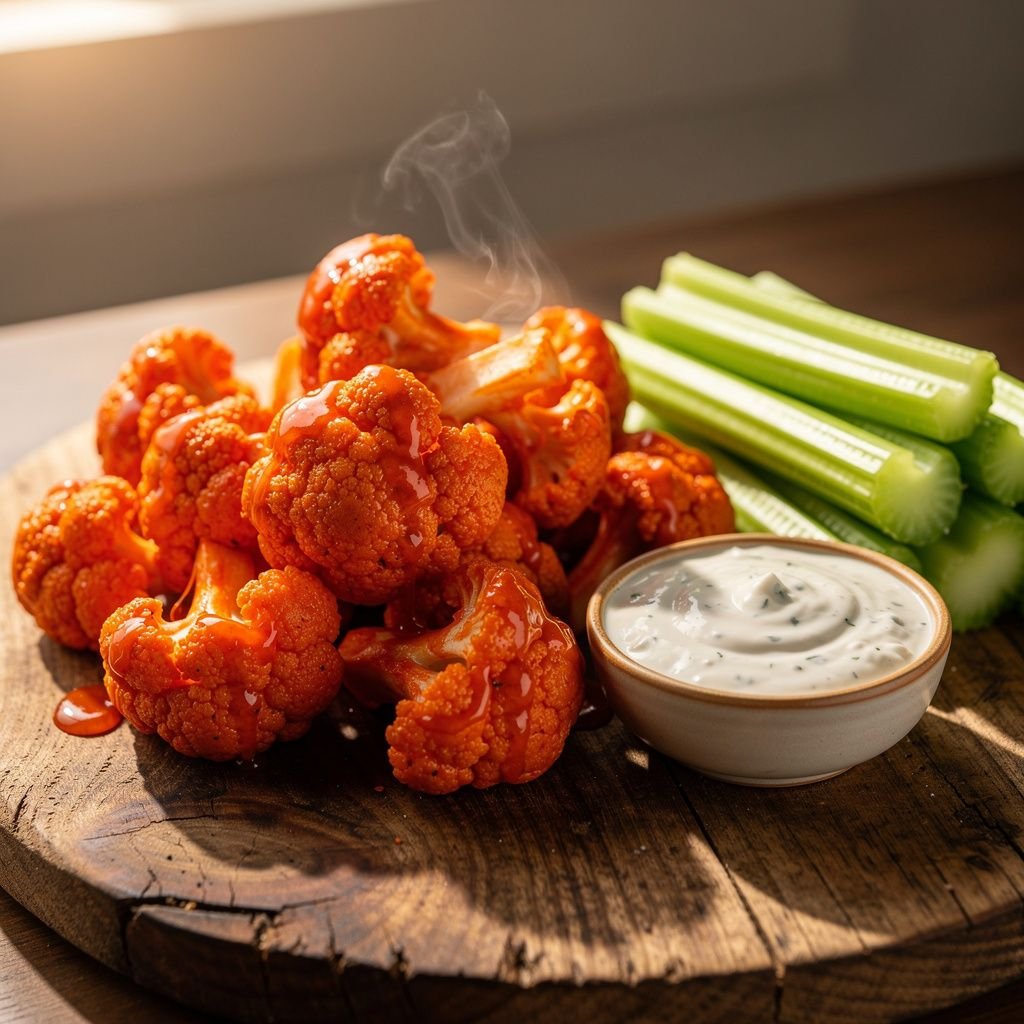 Buffalo Cauliflower Bites