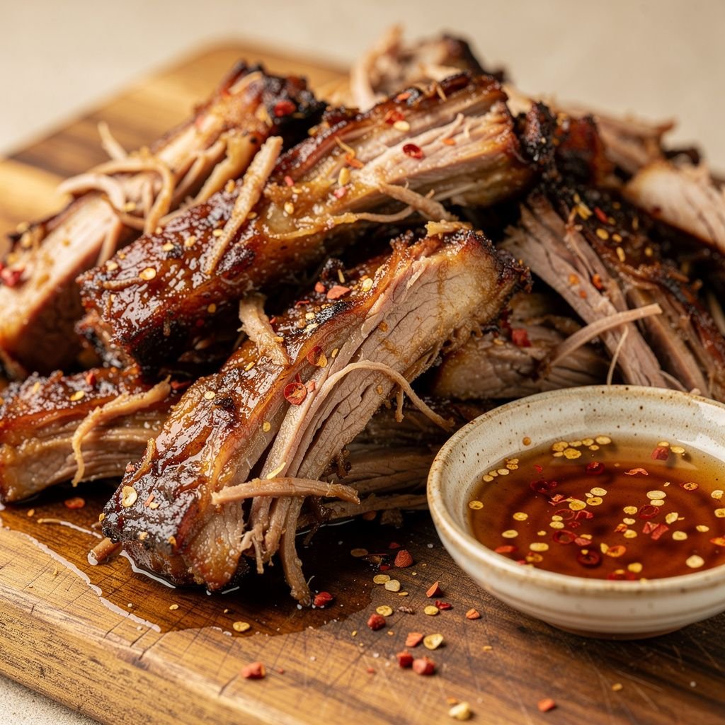 Carolina Vinegar-Mopped Pulled Rib Meat