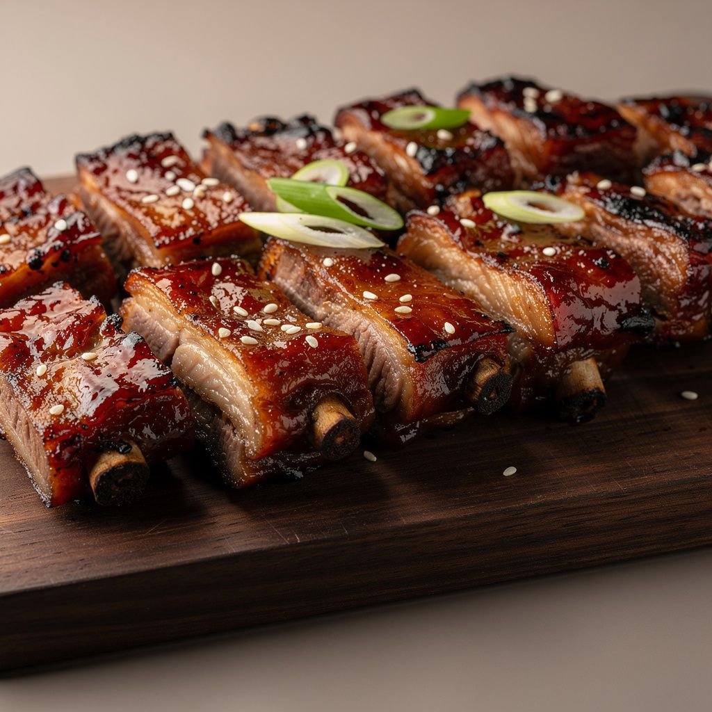 Chinese Five-Spice Glazed Spare Ribs