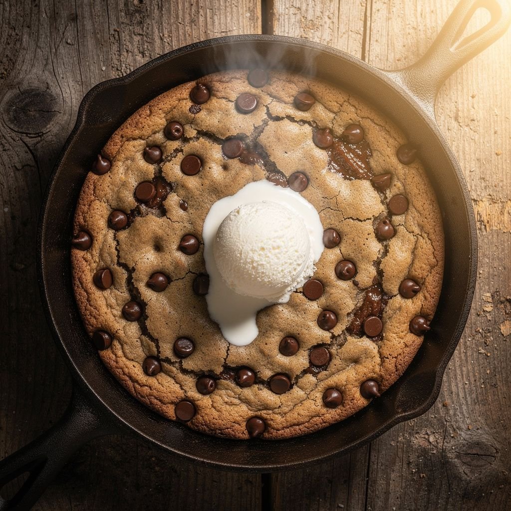 Chocolate Chip Skillet Cookie