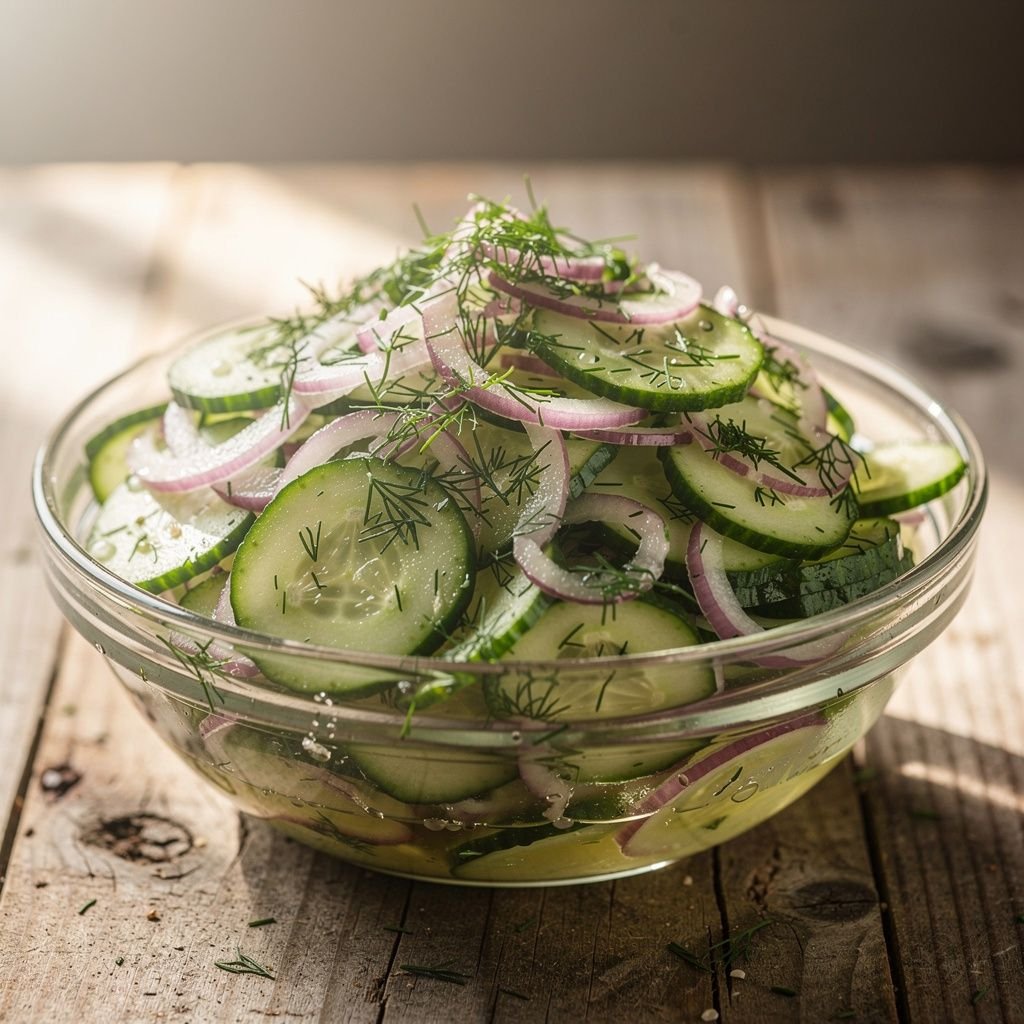Cool Cucumber and Onion Salad
