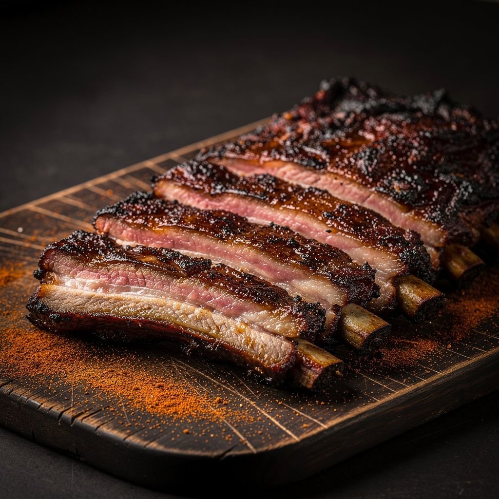 Espresso Chile-Rubbed Baby Back Ribs