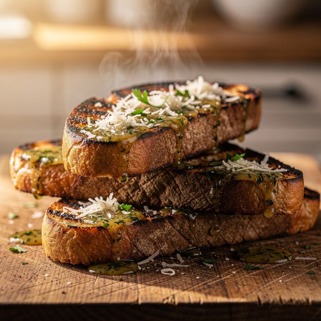 Garlic Butter Grilled Bread