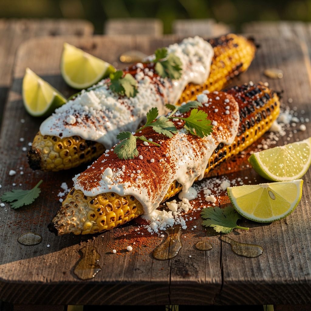 Grilled Mexican Street Corn (Elote)