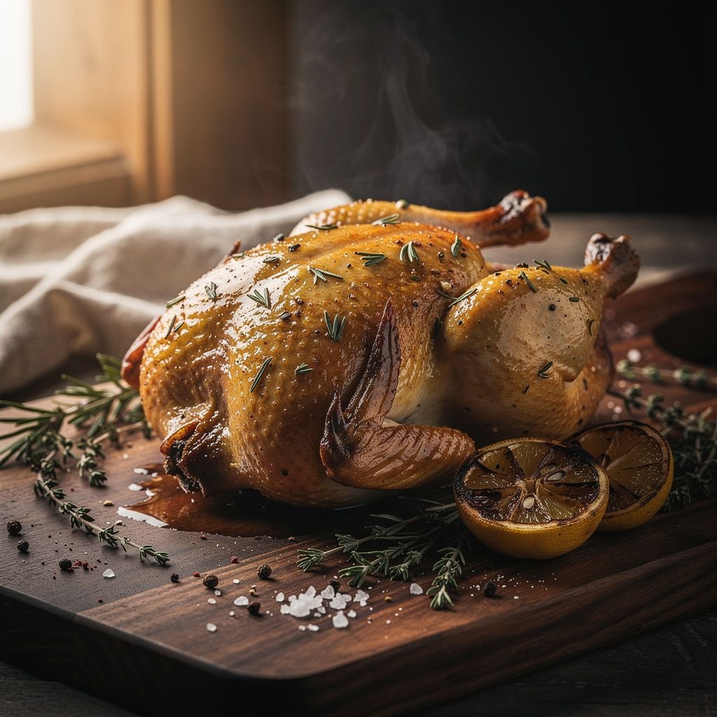 Grilled Rosemary Lemon Cornish Hens