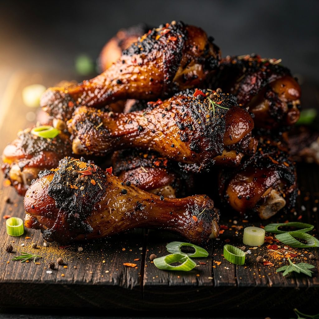 Jamaican Jerk Grilled Chicken Drumsticks
