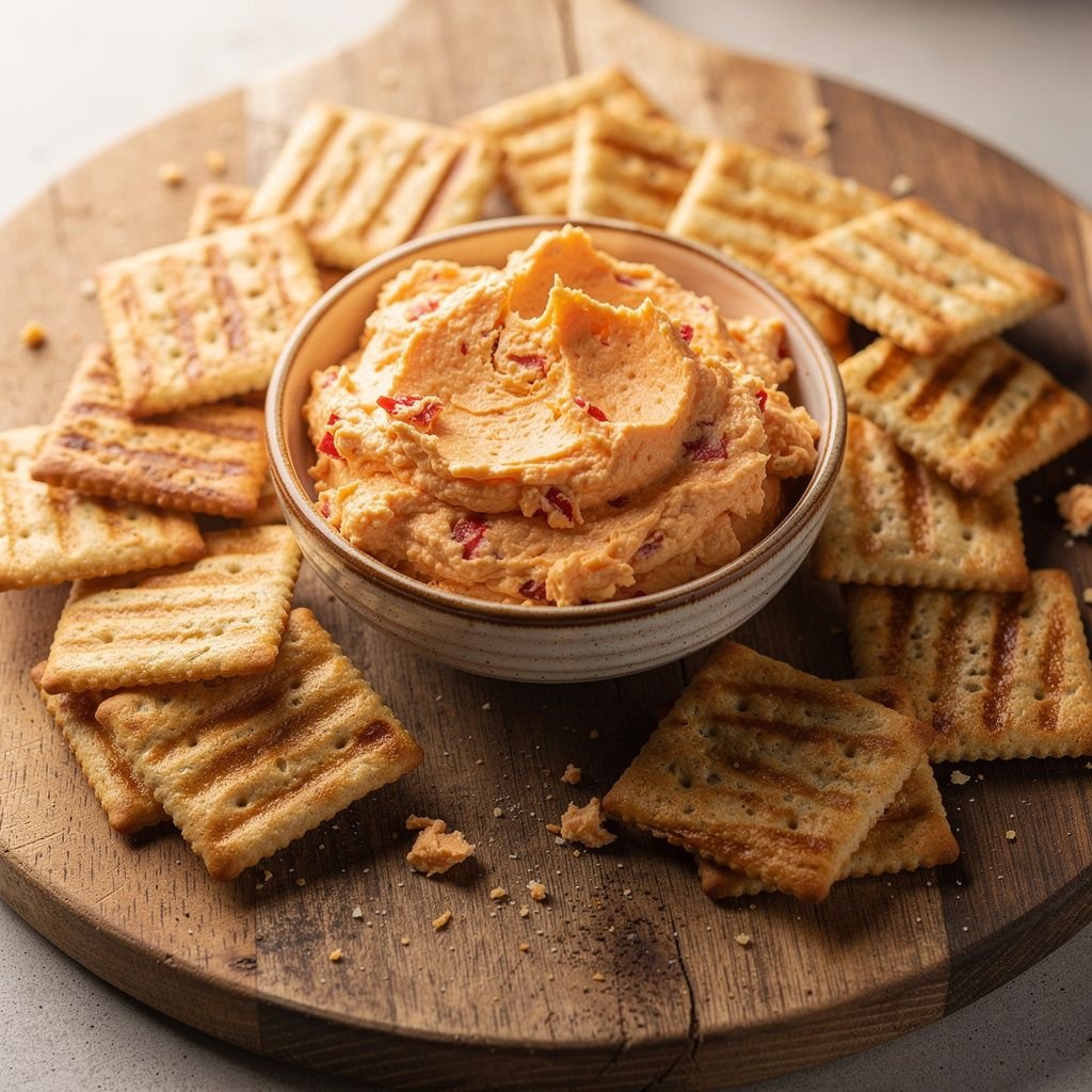 Pimento Cheese with Crackers