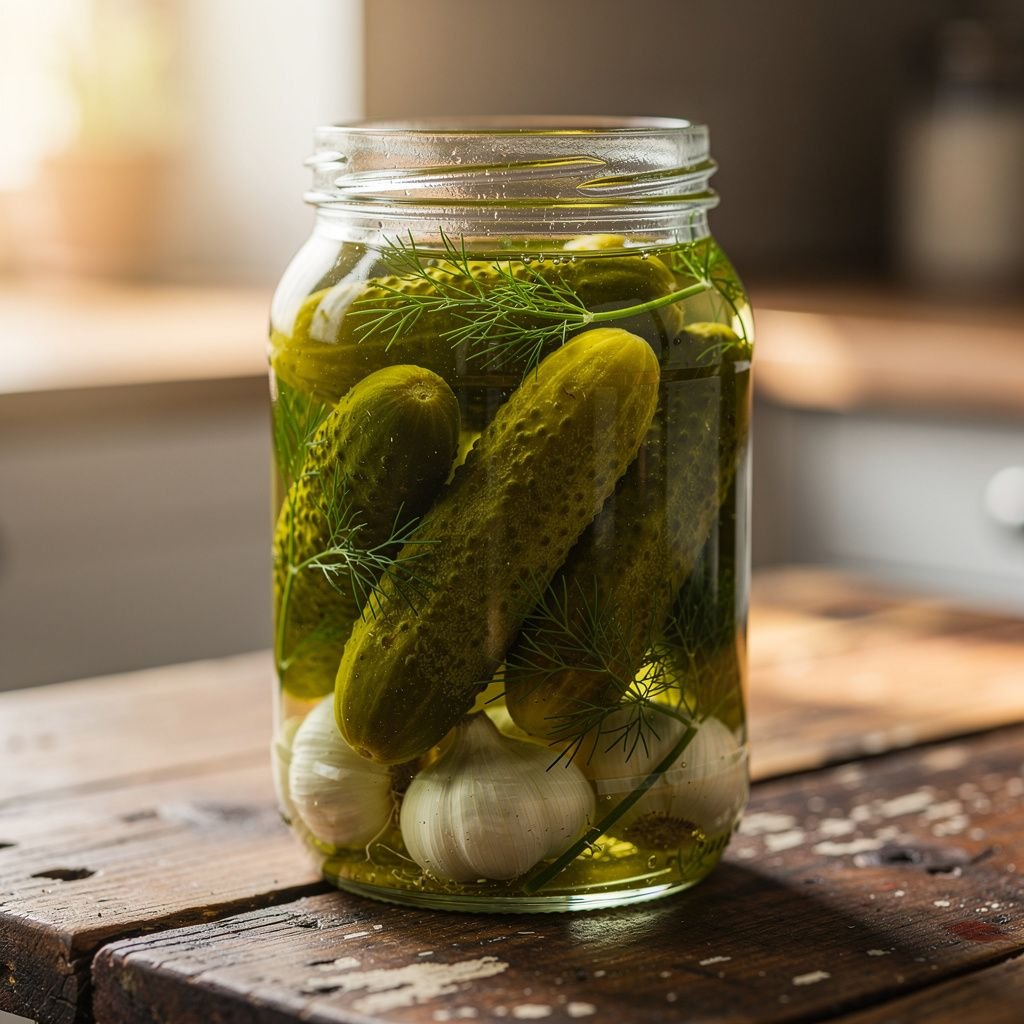 Quick Refrigerator Dill Pickles