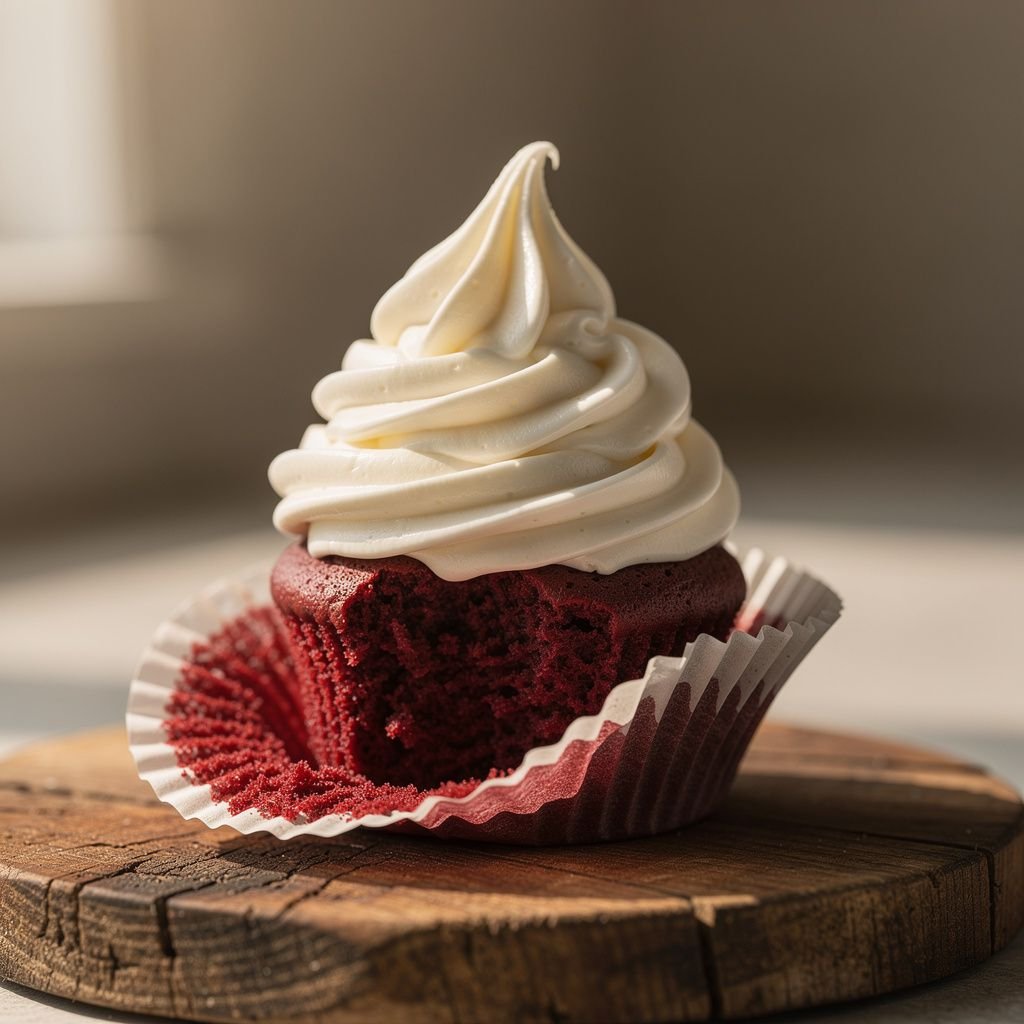 Red Velvet Cupcakes with Cream Cheese Frosting